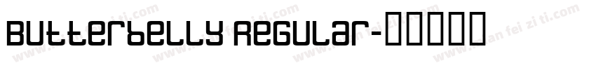 Butterbelly Regular字体转换
